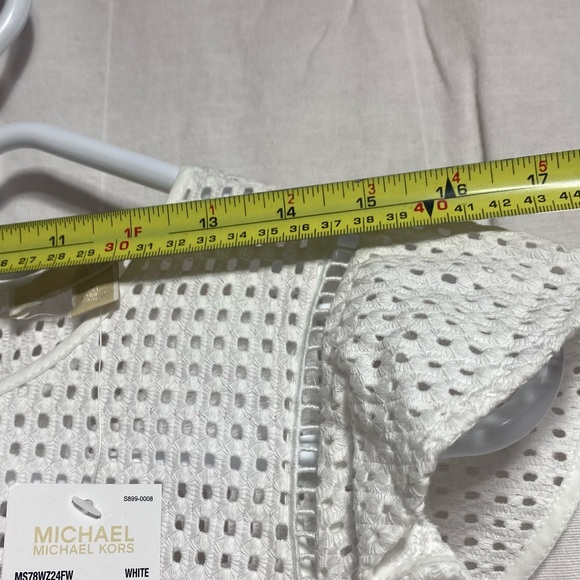 Michael Kors White Eyelet Mini Dress - Picture 12 of 13